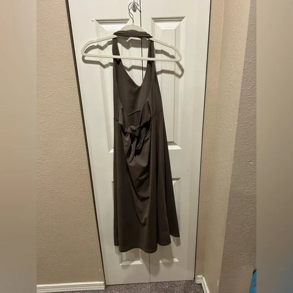Patagonia Morning Glory Dress In Brown Performance Fabric , Large - Picture 6 of 10